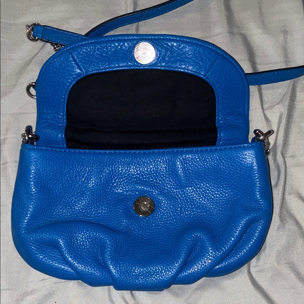 Marc by Marc Jacobs Blue Leather Shoulder Bag - Picture 5 of 6